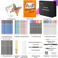 Art Supplies for Adults Kids, 81-Pack Pro Art Kit Drawing Pencils Set, Drawing Supplies Sketch Book, Sketching Pencils Kits, Graphite Pencils, Charcoal Pencils, Watercolor Metallic Sketch Art Pencils