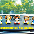 Qiwen Rear View Mirror Hanging Accessories of Cool Swinging Duck Car Hanging Ornament Cute Car Accessories for Teens Men Women Car Mirror Hanging Accessories Funny Truck Car Pendant Car Charms(Cool A)