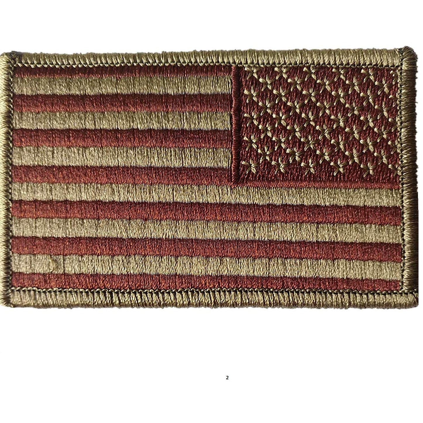 Drapeau US Air Force Reverse OCP et Spice Brown avec attache à crochet (lot de 2)