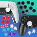 PS5 Controller Accessories for PS4 Controller Grips Thumbstick Grips with 2 Pairs Joystick Grips and 32 Pieces Thumb Caps Controller-3X