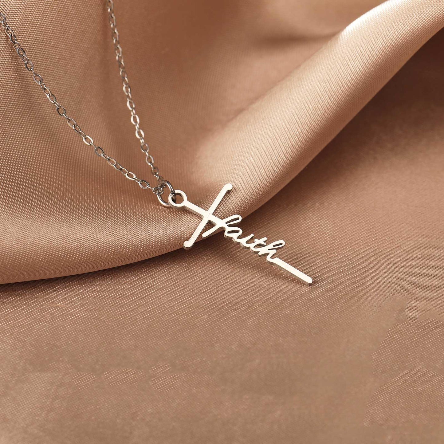 RAYSTAR Gifts for Women Faith Cross Necklace for Women Christian Jewelry Necklace Birthday Gifts for Women Mom Wife