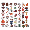 100 Pack Sports Stickers, Sports Football Soccer Baseball Basketball Party Favors, Birthday Decorations