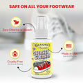 Grandma's Secret Sneaker Cleaner - Shoe Cleaner for Rubber, Canvas and Leather - Stain Remover Spray Removes Dirt, Grime and Grass - 3oz Sneakers Cleaner for Outdoor Shoes, Slippers and Moccasins