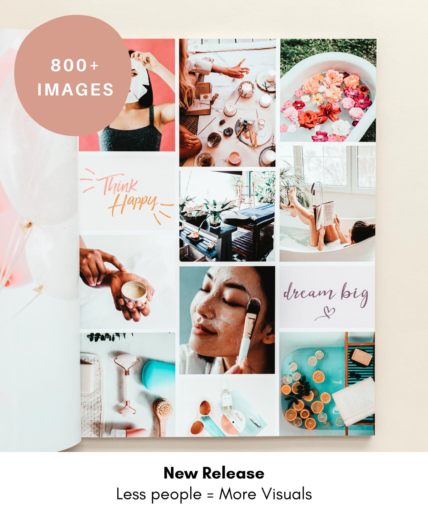 Lamare Vision Board Book - 800+ New and Improved Vision Board Pictures and Quotes for Vision Board Kit, Visualize, Inspire and Create Life Goals, Magazine for Vision Board Clip Art and Collage Book