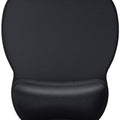 MROCO Ergonomic Mouse Pad with Gel Wrist Rest, Comfortable Mousepad with Smooth Wrist Support Surface and Non-Slip PU Base for Pain Relief, Computer, Laptop, Office & Home, 9.4 x 8.1 in, Black Color