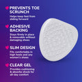 Dr. Scholl's Love Your Heels & Wedges Ball of Foot Cushions for Women, 1 Pair, Metatarsal Pads Women - All-Day Comfort for High Heels - Relieve & Prevent Shoe Discomfort, No Sliding Stopper Pads