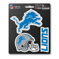 Ensemble d'autocollants 3 pièces FANMATS 60954 Detroit Lions