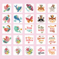 Kids Temporary Tattoos - Made in Europe Hypoallergenic, Pre-Cut, 50 Pcs Original Kid Tattoos, Designs with Sea World, Butterflies, Flowers, Motivational Words - Gift Tattoos for Boys and Girls