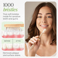 VIVAGO Biodegradable Bamboo Toothbrushes 10 Pack - BPA Free Soft Bristles Toothbrushes, Eco-Friendly, Compostable Natural Wooden Toothbrush