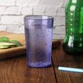 Vaso para bebidas New Star Foodservice 46540, vasos apilables, plástico SAN comercial resistente a las roturas, 5 oz, azul, juego de 12