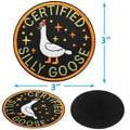 Magsaddle Funny Goose Patch, Hook and Loop Embroidered Patch, Cute Animal Meme Morale Patch, DIY Applique Accessories for Backpacks, Dog Harnesses, Army Vests, Gym Bags, Hats, Helmets