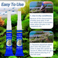 1DFAUL Aquarium Glue, 2Pcs Coral Glue, Aquarium Glue Fish Safety, Quick Drying, Reef Glue for Plants Moss Aquascaping, Water Plant, Moss, Coral, Stone, Wood (2)