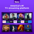 Roku Express 4K+ | Appareil de diffusion en continu Roku 4K/HDR, télécommande vocale Roku, TV gratuite et en direct