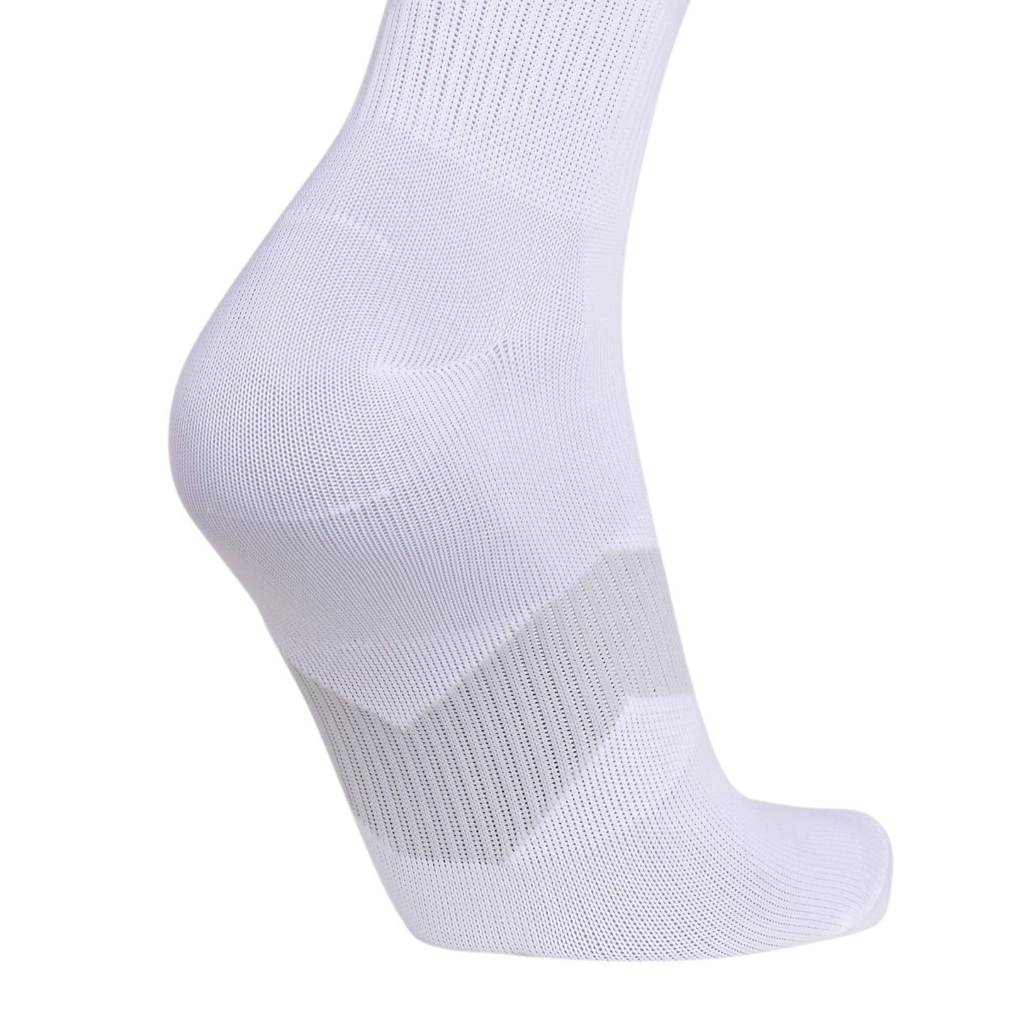 Chaussettes de football unisexes adidas Metro 6 (1 paire), blanc/gris clair/noir, taille M