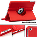 Case for 10.2 Inch Case Fit 9th Generation 2021/ 8th Generation 2020/ 7th Generation 2019-360 Degree Rotating 10.2 Case Cover for 10.2 with Sleep Wake (Red)