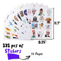 Mr. Pen- Funny Stickers, 131 pcs, Stickers, Meme Stickers, Funny Meme Stickers, Water Bottle Stickers for Adults, Stickers Meme, Funny Vynil Stickers, Meme Sticker Pack, Funny Water Bottle Stickers