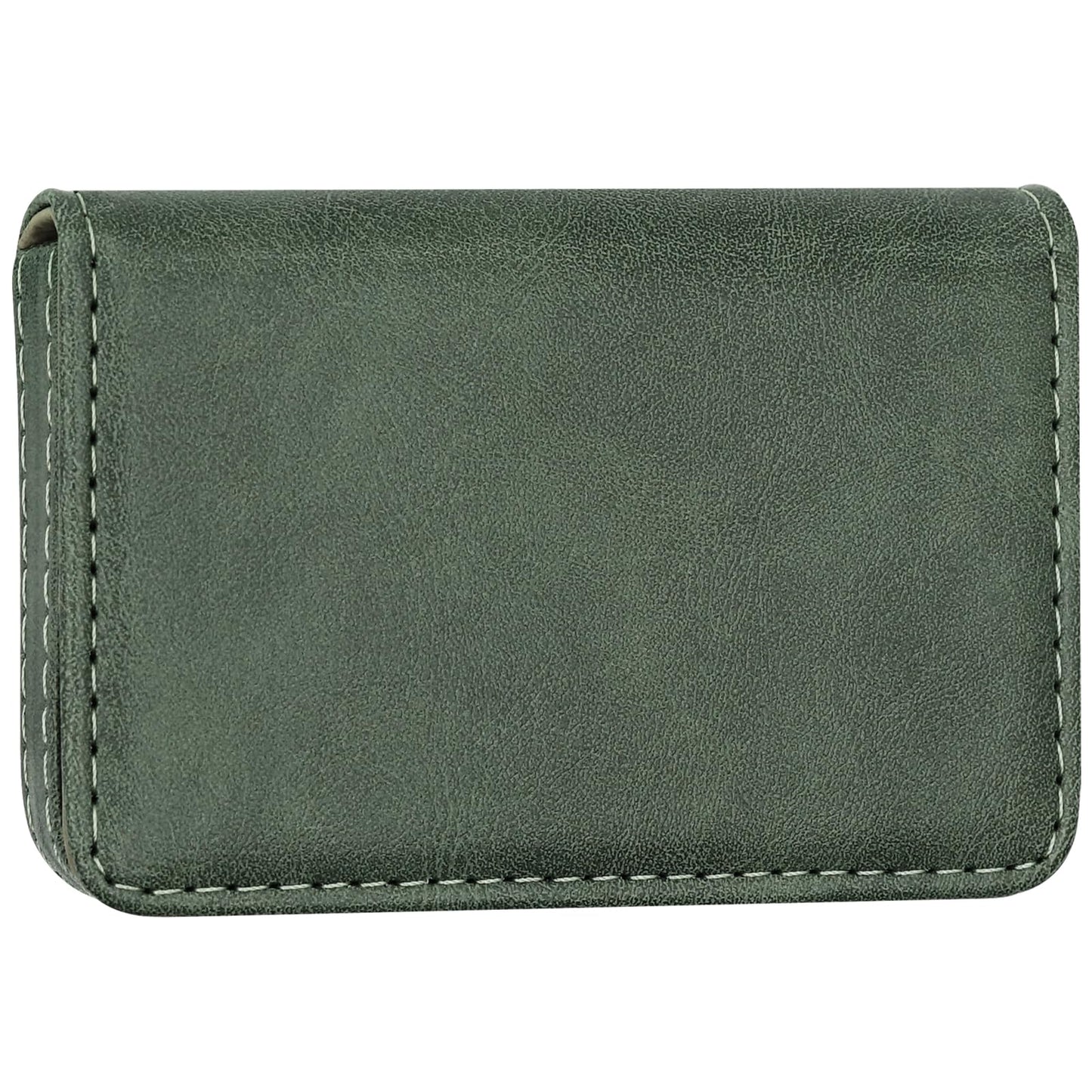 AI-DEE RFID Blocking Wallet - Minimalist Leather Business Credit Card Holder (12-Green)