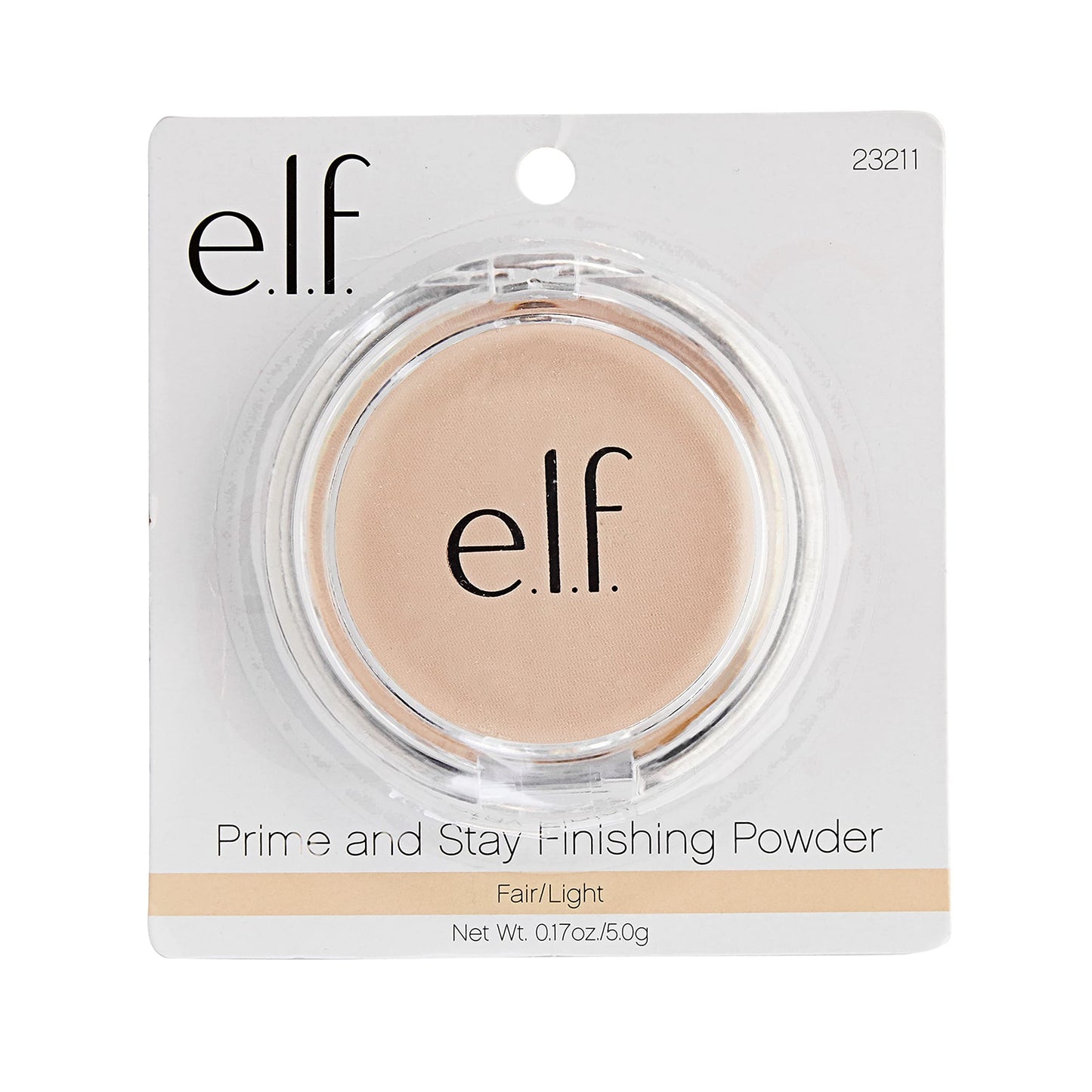 e.l.f. Prime & Stay Finishing Powder, Sets Makeup, Controls Shine & Smooths Complexion, Delivers A Matte Finish, Vegan & Cruelty-Free, Fair/Light