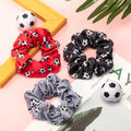 WILLBOND 8 Pieces Soccer Hair Scrunchies Soccer Hair Ties Elastic Soccer Hair Bands Soccer Girl Gifts Ponytail Holders Sport Hair Accessories for Girls Women Players Coaches Teams(Soccer)