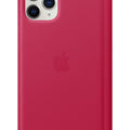 Funda de piel tipo libro para iPhone 11 Pro de Apple, color frambuesa