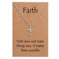 RAYSTAR Gifts for Women Faith Cross Necklace for Women Christian Jewelry Necklace Birthday Gifts for Women Mom Wife