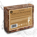 era of nature Best Raw ORGANIC AFRICAN BLACK SOAP, for Dry Skin and Skin Conditions. Pure & Natural Ingredients, Imported From Ghana - 8oz