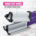 Bed Head Wave Artist Deep Waver | Combat Frizz, Get Long Lasting Results, & Add Massive Shine for Beachy Waves | With Tourmaline Ceramic Technology (Purple)