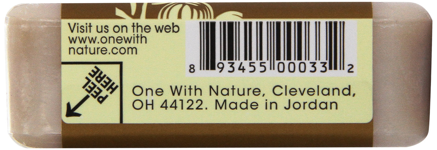 Jabón mineral en barra One With Nature, con manteca de karité, 7 oz