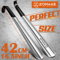 ZOMAKE Shoe Horn Long Handle for Seniors 2 Pack,Metal Long Shoehorn for Boots,16.5" Extra Long Shoe Horn for Men Women Kids