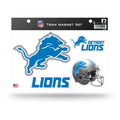 Juego de imanes troquelados del equipo Detroit Lions de la NFL de Rico Industries, 8,5 x 11 pulgadas