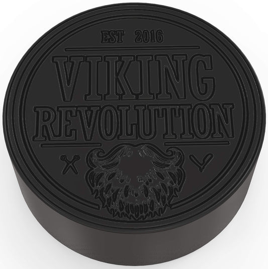 Viking Revolution Skin Cleaning Agent Activated Charcoal Soap for Men w/Dead Sea Mud, Body and Face, Cleanser,Cleansing Blackheads - Peppermint & Eucalyptus Scent 0.7 Fl Oz (Pack of 1)