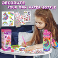 7july Decorate Your Own Water Bottle Kits for Girls Age 4-6-8-10 (Stainless Steel),Unicorn Themed Painting Crafts,Fun Arts and Crafts Gifts Toys for Girls Birthday Christmas