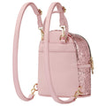 SEALINF Mini sac à dos convertible à bandoulière pour femme et fille (rose)