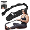 Camilla para pies y pantorrillas DMoose Fitness - Camilla para isquiotibiales para fascitis plantar, tendinitis de Aquiles y espolones calcáneos - Correa de estiramiento de yoga para el dolor lumbar - Correa flexible para fisioterapia