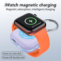 Portable Travel Charger for Apple Watch Series 8,Wireless iWatch Charger 1200mAh Power Bank with Charging Cable, Purse Keychain Smart Watch Charger for Apple Watch Series 10/9/8/7/6/SE/5/4/3/2/1/UItra