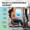 Airplane Foot Rest - Portable Airplane Foot Hammock for Flying Comfortably - Compact, Breathable Mesh Foot Sling for Airplane Travel - Long Flight Essentials - International Travel Must Haves