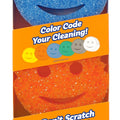 Scrub Daddy Color Sponges - Scratch-Free Multipurpose Dish Sponges for Kitchen, Bathroom + More - Household Cleaning Sponges Made with BPA-Free Polymer Foam (3 Count)