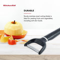 KitchenAid KE145OHOBA Classic Y Peeler, One Size, Black 2