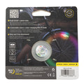 Éclairage de roue Nite Ize SpokeLit - Éclairage de rayon de vélo pour la visibilité et la sécurité - Lumières LED pour roues de vélo - Éclairage de roue de vélo - Batterie remplaçable - Disc-O Select (1 paquet)