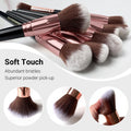 makeup brushes 23Pcs Eye And Face Professional Makeup Brush Set, eye makeup brush set,brochas para maquillaje, makeup brush cleaner, Makeup Brush Bag With Two Mixed Sponges,makeup brush and sponge set