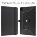 JRTAL for TCL TAB 10 NXTPAPER 5G Case 9199S,360 Degree Rotating Rotation Stand PU Leather Cover for 10.4" TCL TAB 10 NXTPAPER 5G Tablet Case 9199S,Black