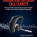 Poly Voyager Legend Wireless Headset (Plantronics) - Single-Ear Bluetooth w/Noise-Canceling Mic - Voice Controls - Mute & Volume Buttons - Ergonomic Design -Connect to Mobile/Tablet via Bluetooth -FFP