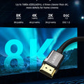 Silkland 8K HDMI ARC/eARC Cable 2.1 for Soundbar 6.6ft, 8K@60Hz, 4K@120Hz High Speed HDMI Cord for Gaming, 48Gbps, Dolby Atoms, HDR10 HDCP Compatible for Vizio Samsung Bose Sound bar, UHD TV, Blu-ray