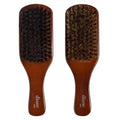 Diane Premium 100% Boar Bristle 2-Sided Club Brush for Men and Barbers, Medium and Firm Bristles for Thick Coarse Hair, Detangling, Smoothing