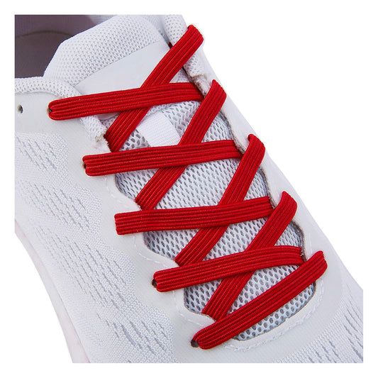 GVFYDIR Cordones elásticos sin atar para zapatos de adultos y niños, talla única, para zapatillas deportivas, color rojo 1