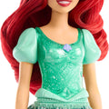 Jouets Mattel Disney Princess, poupée de mode Ariel, look étincelant avec cheveux roux, yeux bleus et accessoire diadème, inspiré du film La Petite Sirène