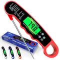 Meat Thermometer Digital, IP67 Waterproof Food Thermometer for Cooking and Baking, Instant Read Meat Thermometer with Backlight, Hold Function & Magnet for Kitchen, Beef, Grill, BBQ, Candy, Turkey