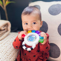 Baby Einstein Outstanding Opus The Octopus Sensory Rattle & Teether Multi-Use Toy, BPA Free & Chillable, 3 Months & up, Multicolored