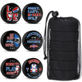 Seenelling 6 Pack Ice Hockey Pucks with Mesh Bag Personalized Hockey Puck 6oz Rubber Hockey Pucks Black Hockey, Diameter 3", Thickness 1", for Outdoor and Ice Practice(Funny)