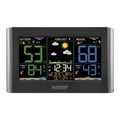 Station météo La Crosse Technology avec alertes personnalisables, prévisions météo, température, point de rosée, humidité, heure, indice de chaleur, grand écran, luminosité réglable, sans fil, noir, C85845-INT